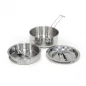 Preview: Camping Kochgeschirr-Set Steel 6-teilig Preview: Camping Kochgeschirr-Set Steel 6-teilig