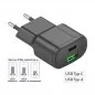 Preview: 2-Port USB-C/A Reisenetzteil Preview: 2-Port USB-C/A Reisenetzteil