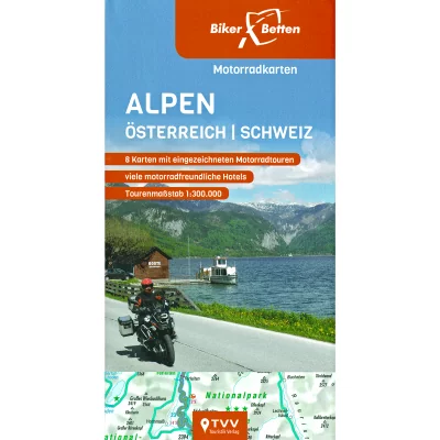 Motorradkarten-Set Alpen