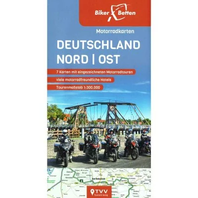 Motorradkarten-Set Deutschland Nordost