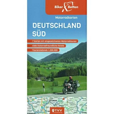 Motorradkarten-Set Deutschland Süd