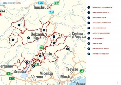 Motorrad-Reisebuch Dolomiten • Trentino • Südtirol • Gardasee
