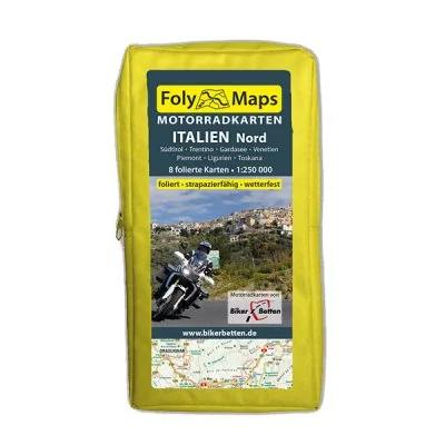 FOLYMAPS MOTORRADKARTEN Italien-Nord 1:250.000
