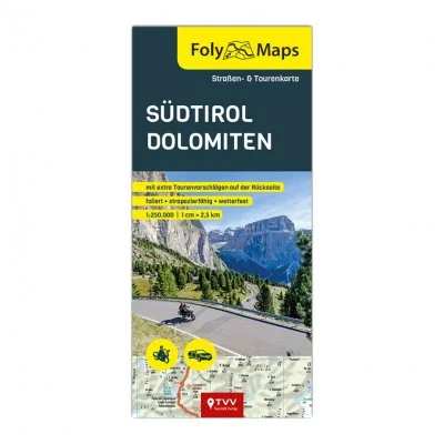 FOLYMAPS Tourenkarte Südtirol Dolomiten