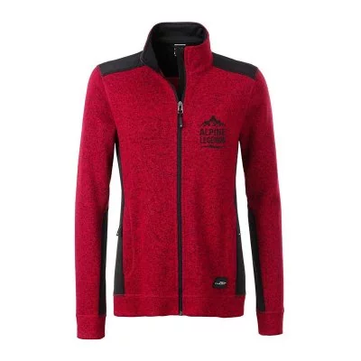 Damen Strickfleece-Jacke