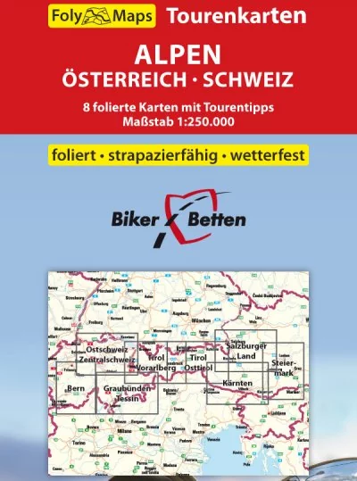 Folymaps Österreich Schweiz Blattschnitt