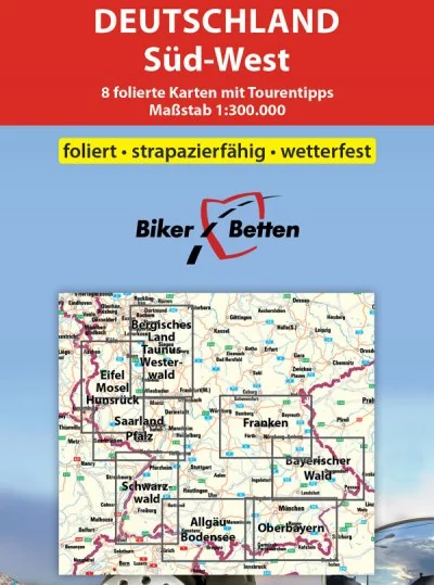 Folymaps Deutschland Süd-West Blattschnitt