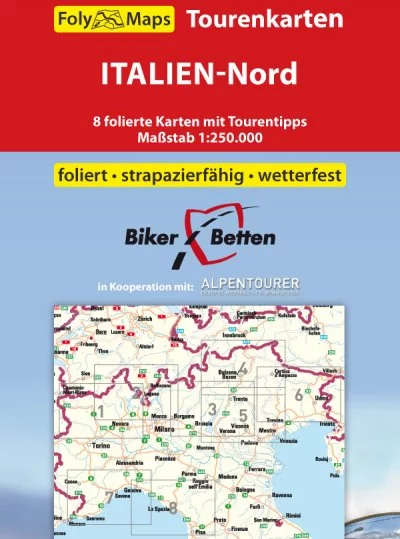 Folymaps Italien Nord Blattschnitt