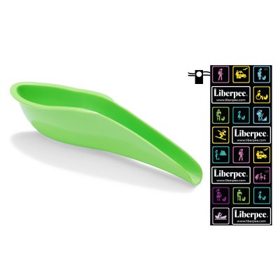Liberpee Grün mit Beutel