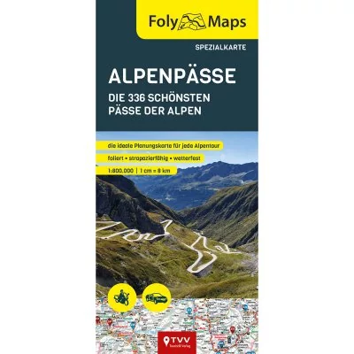 FOLYMAPS Spezialkarte Alpenpässe