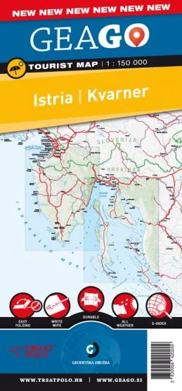 GeaGo Istrien-Kvarner Karte