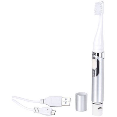 Elektrische Reise-Zahnbürste (Akku mit USB-Ladebuchse)