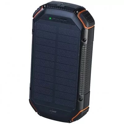 Solar-Powerbank 20 Ah QI USB-C SOS-Licht