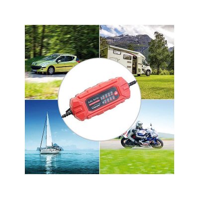 Tourershop24 - Kompaktes Kfz-Ladegerät für Aufladen und Ladungserhaltung
