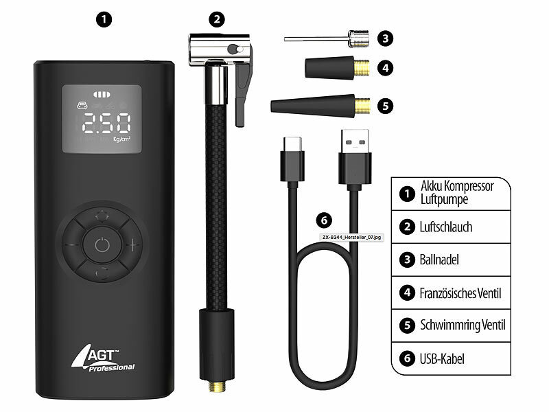 Akku Kompressor Freizeit, Auto, Motorrad, Fahrrad