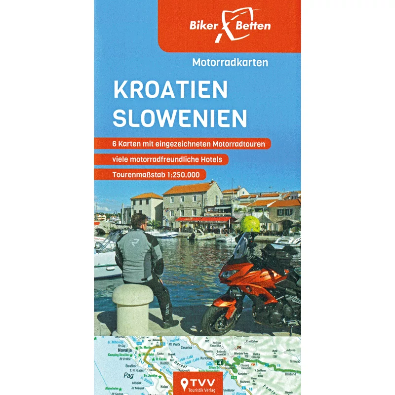 Motorradkartenset Kroatien Slowenien