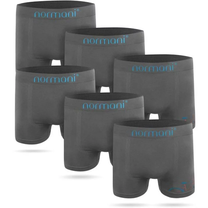 Mikrofaser-Boxershorts Grau Mikrofaser-Boxershorts Grau