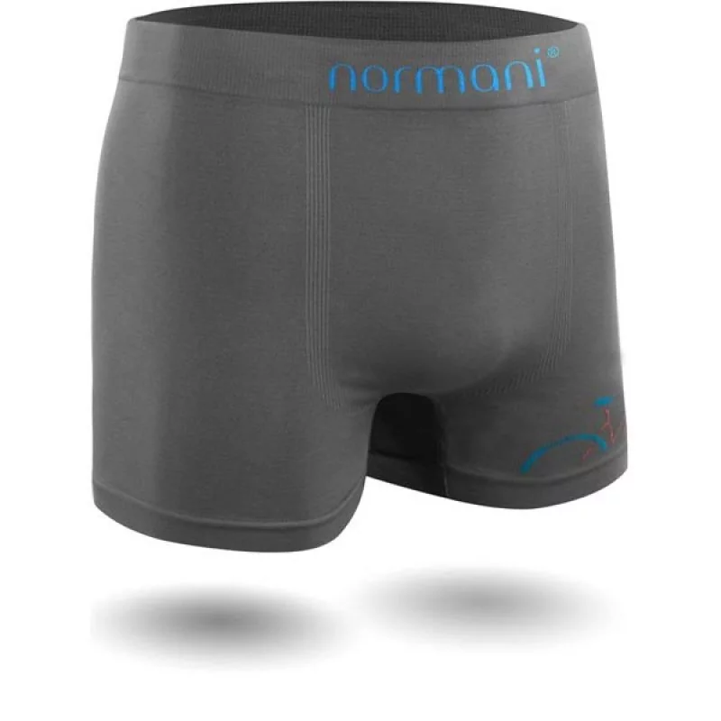 Mikrofaser-Boxershorts Grau Mikrofaser-Boxershorts Grau