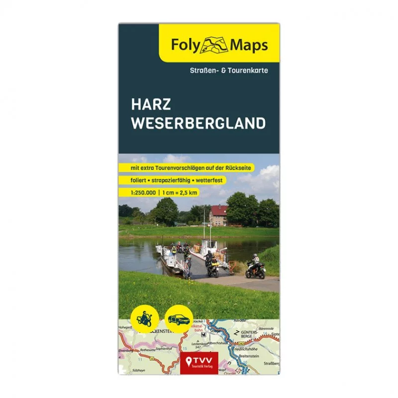 FOLYMAPS Tourenkarte Harz Weserbergland