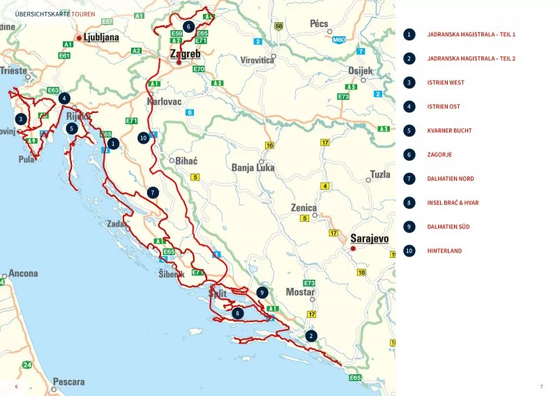 Motorrad-Reiseführer Kroatien Motorrad-Reiseführer Kroatien