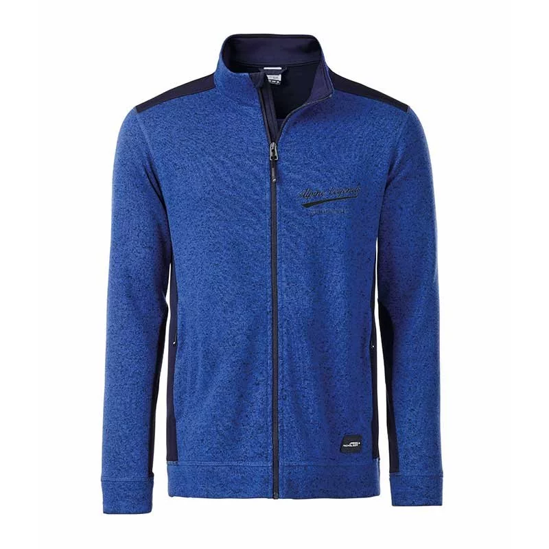 Herren Strickfleece-Jacke ALPINE LEGENDS