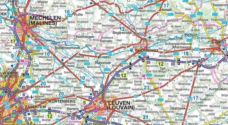MoTourMaps Belgien & Luxemburg