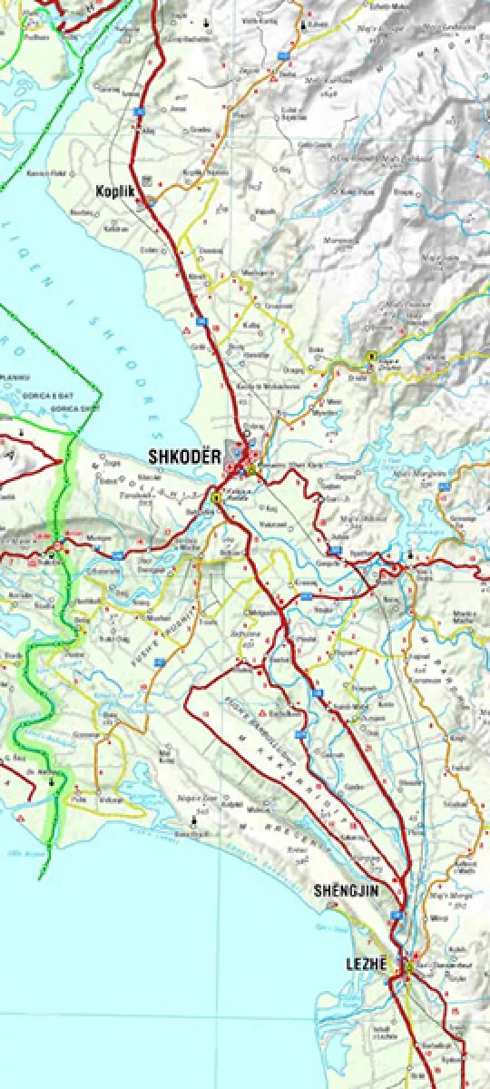 MoTourMaps Montenegro Nordalbanien