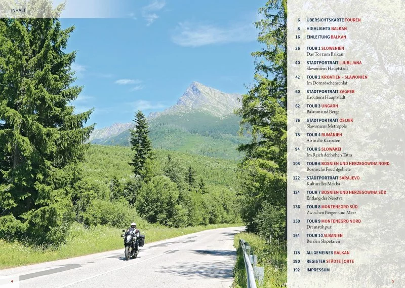 Motorrad-Reisebuch Balkan