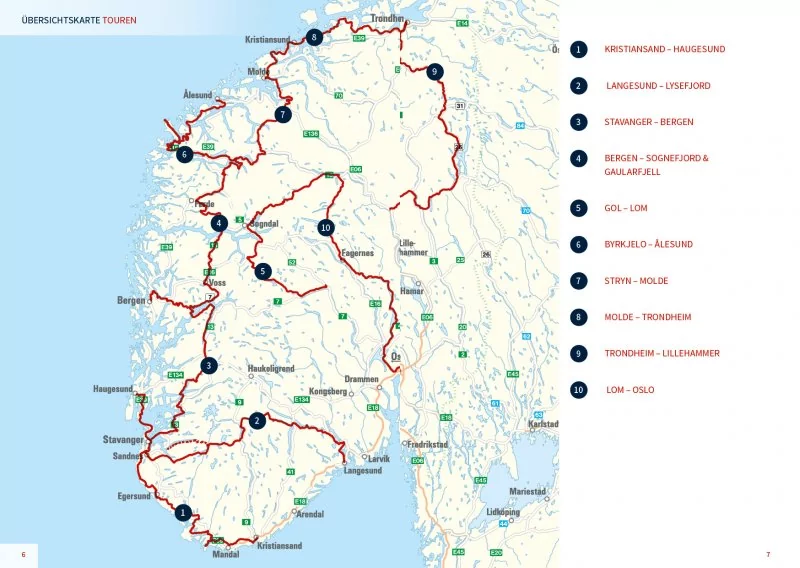 Motorrad-Reisebuch Fjord-Norwegen