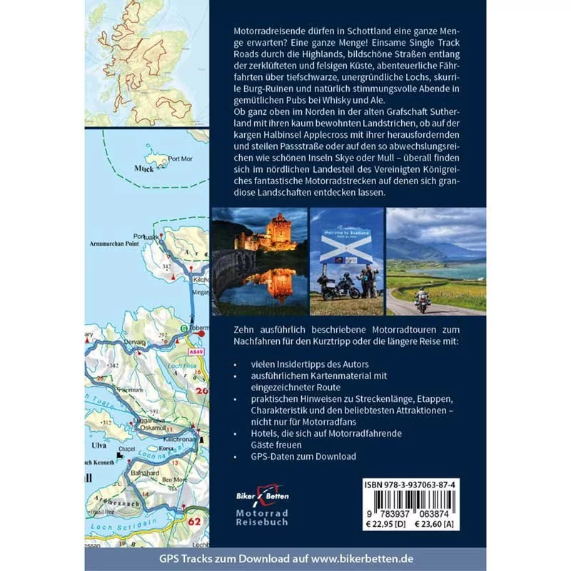 Motorrad-Reisebuch Schottland