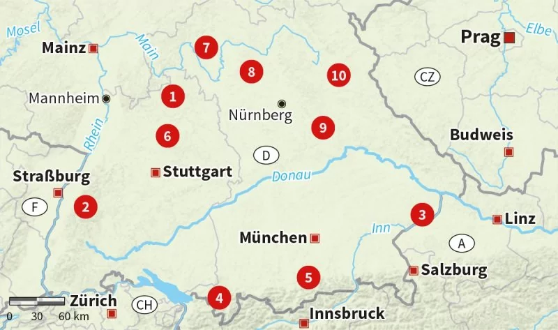 TOURGUIDE Süddeutschland