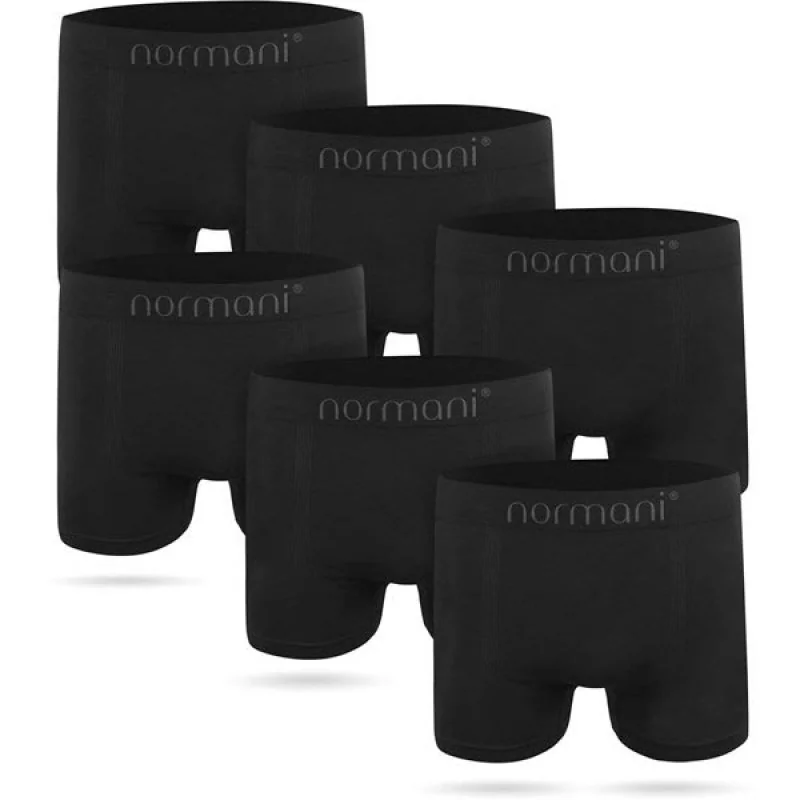 Mikrofaser-Boxershorts Schwarz Mikrofaser-Boxershorts Schwarz
