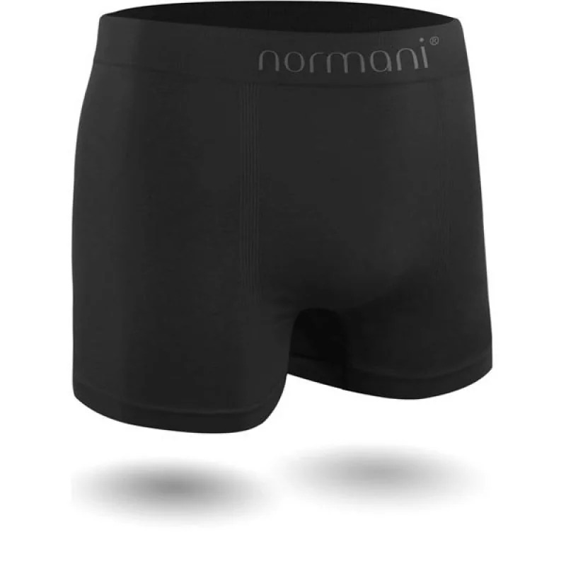 Mikrofaser-Boxershorts Schwarz Mikrofaser-Boxershorts Schwarz