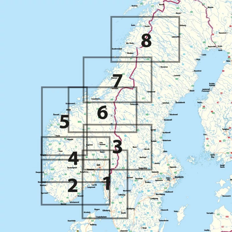 Folymaps Blattschnitt Irland
