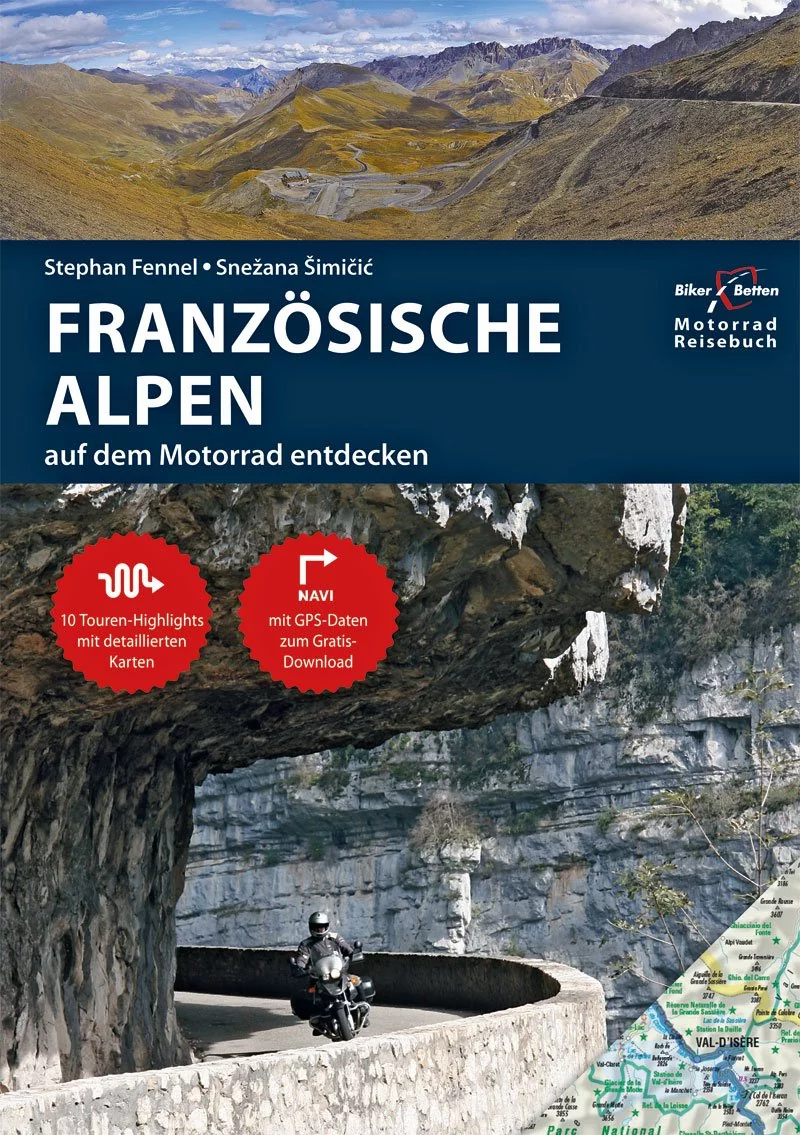Motorrad-Reisebuch Französische Alpen