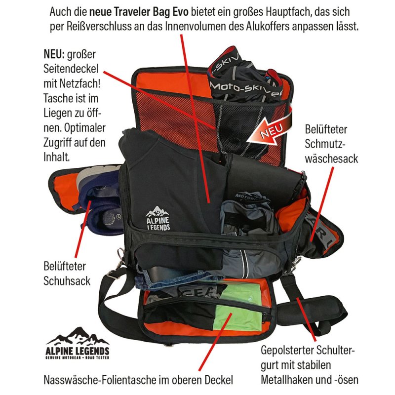 ALPINE LEGENDS Traveler Bag Evo Set