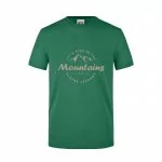 Herren T-Shirt LET'S RIDE UP THE MOUNTAINS