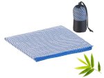 Reisehandtuch Bambus-Mikrofaser mit Netztasche